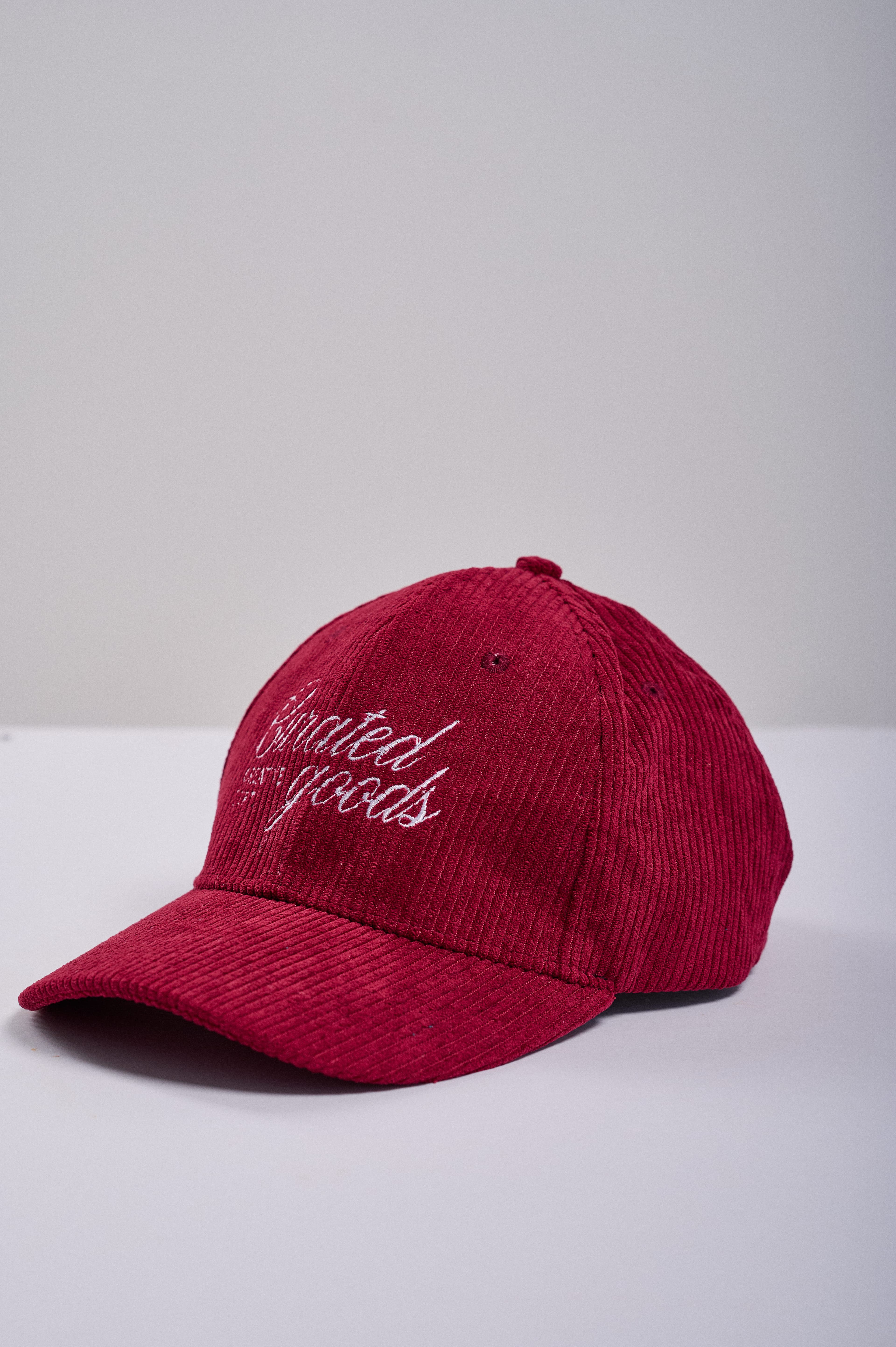 stmnt essential burgundy corduroy cap hover