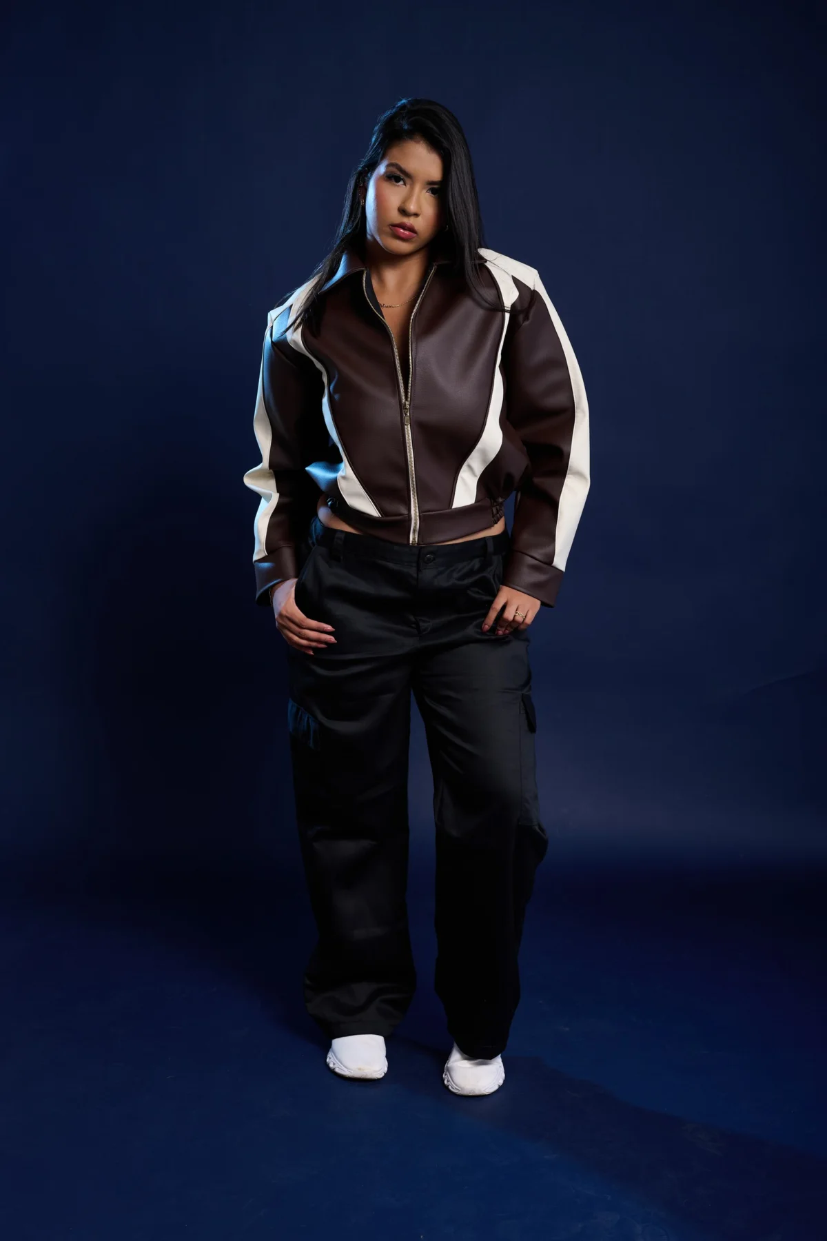 black cargo pants