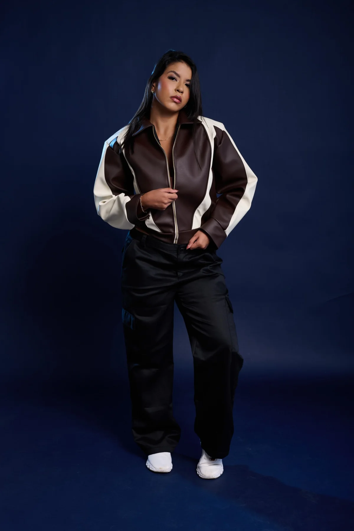 black cargo pants