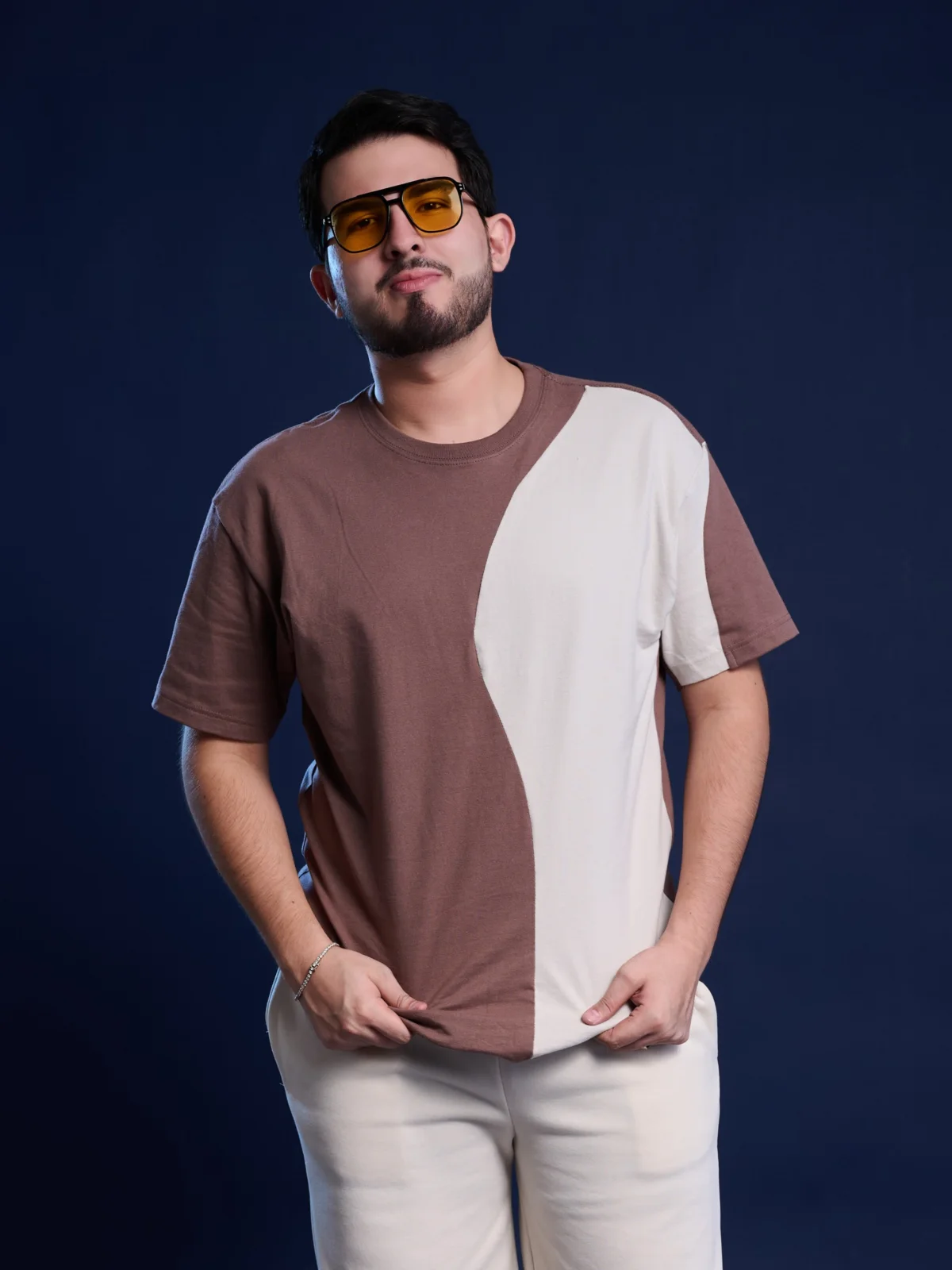 boxy wavy tee